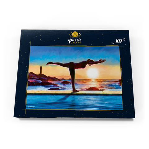 Yoga by the Water 100 Puzzle Schachtel Ansicht3
