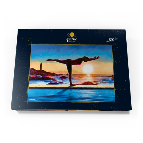 Yoga by the Water 500 Puzzle Schachtel Ansicht3
