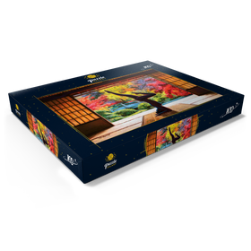 Darstellung des Puzzle Motivs Meditation Yoga - Puzzleteile: 100