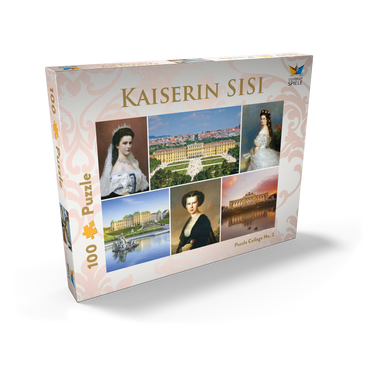 Kaiserin Elisabeth - Sisi - Collage Nr.2 - Wien 100 Puzzle Schachtel Ansicht2