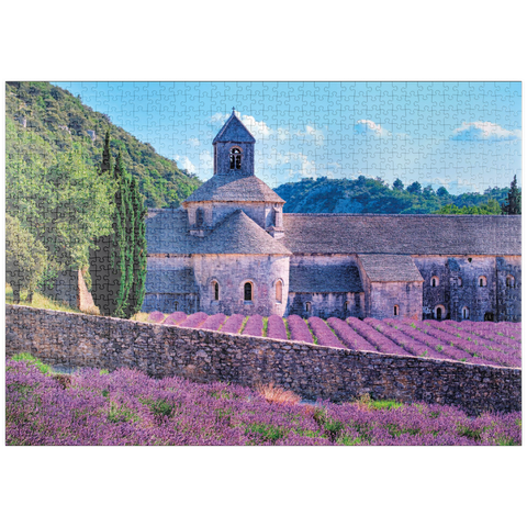 puzzleplate Notre Dame de Sénanque, Gordes, Provence, Frankreich 1000 Puzzle