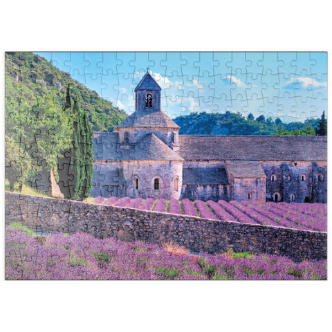 puzzleplate Notre Dame de Sénanque, Gordes, Provence, Frankreich 200 Puzzle