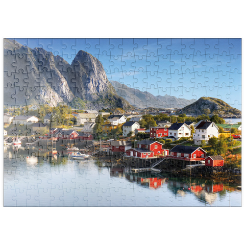 puzzleplate Lofoten Inseln in Norwegen 200 Puzzle