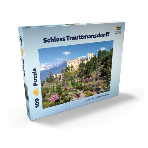 Schloss Trauttmansdorff in Meran, Südtirol, Italien 100 Puzzle Schachtel Ansicht2