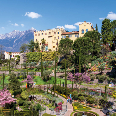 Schloss Trauttmansdorff in Meran, Südtirol, Italien 100 Puzzle 3D Modell