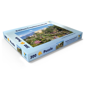 Alternative Darstellung des Puzzle-Motivs Schloss Trauttmansdorff in Meran, Südtirol, Italien – Puzzleteile: 200