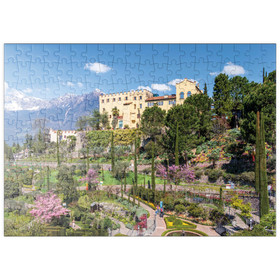 Darstellung des Puzzle-Motivs Schloss Trauttmansdorff in Meran, Südtirol, Italien – Puzzleteile: 200