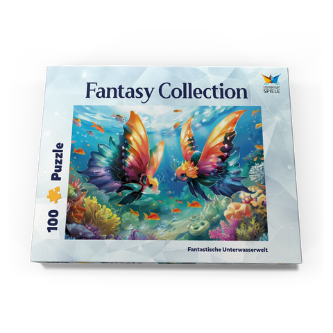 Fantasie-Fische in der Unterwasserwelt 100 Puzzle Schachtel Ansicht3