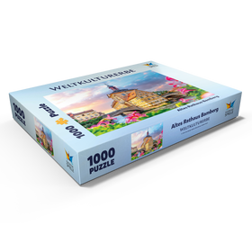 Alternative Darstellung des Puzzle-Motivs Altes Rathaus in Bamberg - Weltkulturerbe – Puzzleteile: 1000