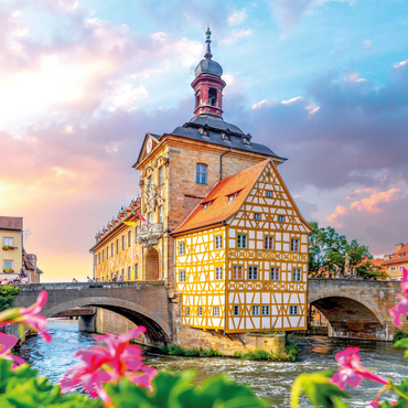 Altes Rathaus in Bamberg - Weltkulturerbe 1000 Puzzle 3D Modell