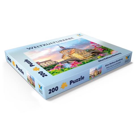 Altes Rathaus in Bamberg - Weltkulturerbe 200 Puzzle Schachtel Ansicht1