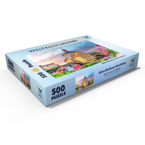 Altes Rathaus in Bamberg - Weltkulturerbe 500 Puzzle Schachtel Ansicht1