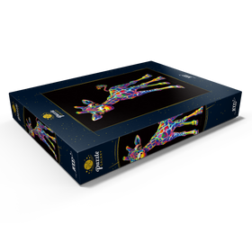 Alternative Darstellung des Puzzle-Motivs Pop Colors Giraffe – Puzzleteile: 1000