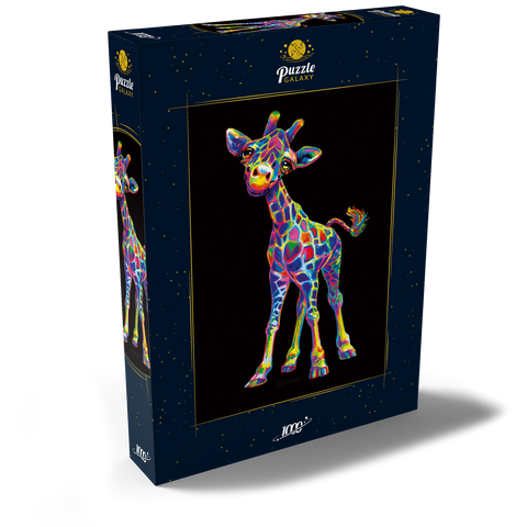 Pop Colors Giraffe 1000 Puzzle Schachtel Ansicht2