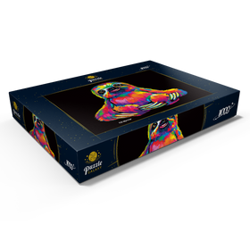 Alternative Darstellung des Puzzle-Motivs Pop Colors Sloth – Puzzleteile: 1000