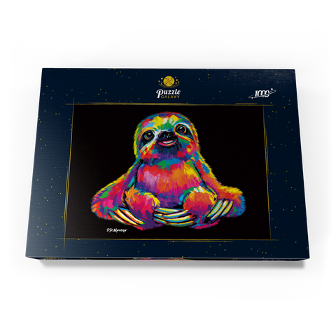 Pop Colors Sloth 1000 Puzzle Schachtel Ansicht3