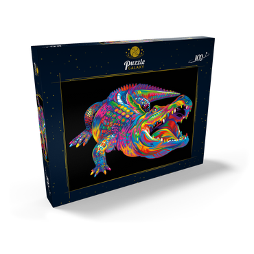 Pop Colors Alligator 100 Puzzle Schachtel Ansicht2