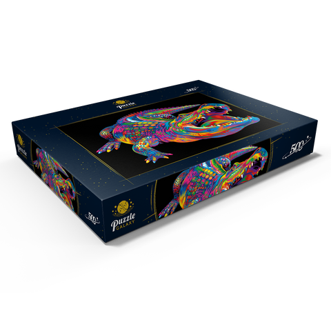 Pop Colors Alligator 500 Puzzle Schachtel Ansicht1