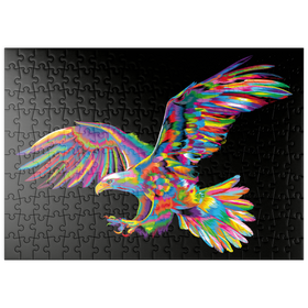 Darstellung des Puzzle-Motivs Bald Eagle – Puzzleteile: 200
