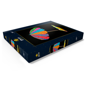 Darstellung des Puzzle Motivs Pop Colors Beach Umbrella - Puzzleteile: 200