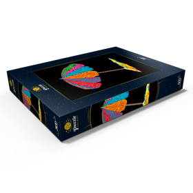 Darstellung des Puzzle Motivs Pop Colors Beach Umbrella - Puzzleteile: 500