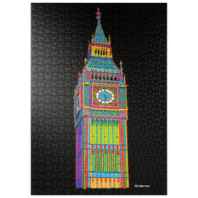 Darstellung des Puzzle Motivs Big Ben - Puzzleteile: 500