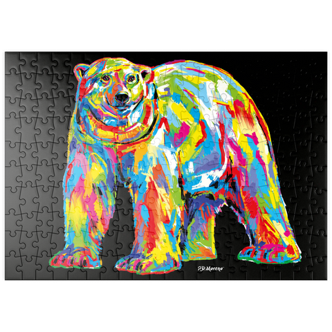 puzzleplate Polar Bear Pop Colors 200 Puzzle