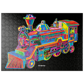 Darstellung des Puzzle-Motivs Toy Train – Puzzleteile: 200