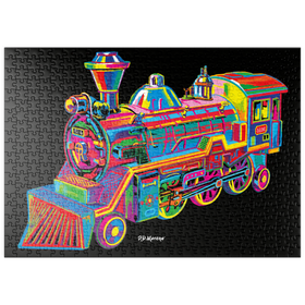 Darstellung des Puzzle-Motivs Toy Train – Puzzleteile: 500