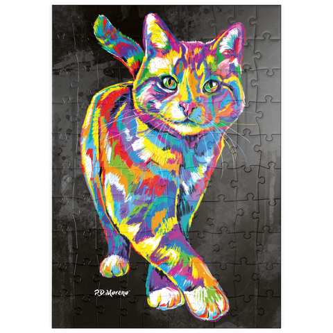 puzzleplate Prancing Kitten 100 Puzzle