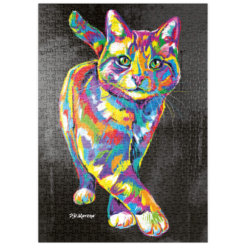 puzzleplate Prancing Kitten 500 Puzzle