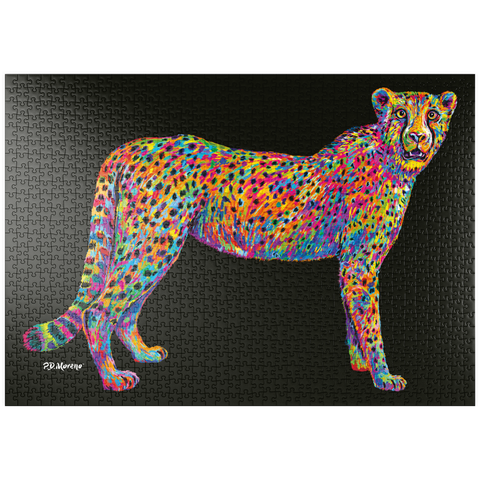 puzzleplate Cheetah Pop Colors 1000 Puzzle