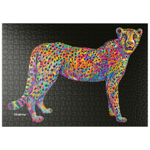 puzzleplate Cheetah Pop Colors 500 Puzzle