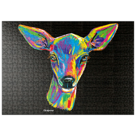 Darstellung des Puzzle Motivs Pop Colors Doe - Puzzleteile: 500