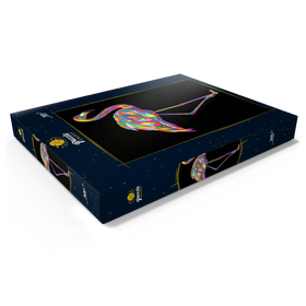 Darstellung des Puzzle Motivs Pop Colors Flamingo - Puzzleteile: 200