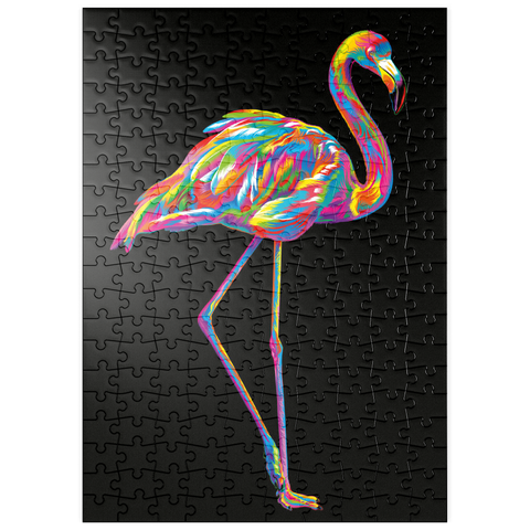 puzzleplate Pop Colors Flamingo 200 Puzzle