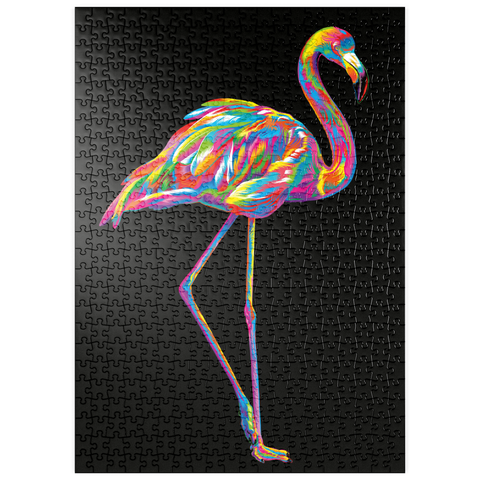 puzzleplate Pop Colors Flamingo 500 Puzzle