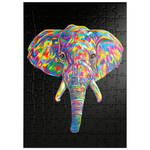 puzzleplate Elephant Head 100 Puzzle