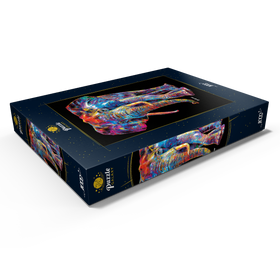 Darstellung des Puzzle Motivs Pop Colors Elephant - Puzzleteile: 1000