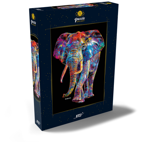 Pop Colors Elephant 1000 Puzzle Schachtel Ansicht2