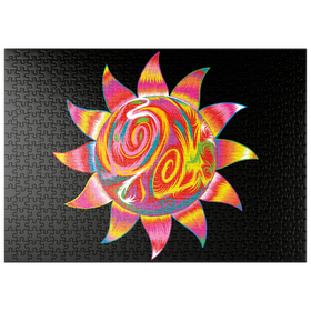 Darstellung des Puzzle-Motivs Bright Sun – Puzzleteile: 500