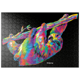 Darstellung des Puzzle Motivs Sloth Relaxin' - Puzzleteile: 200