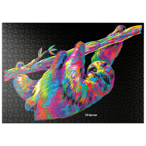 puzzleplate Sloth Relaxin' 500 Puzzle