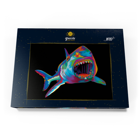 Pop Colors Shark 1000 Puzzle Schachtel Ansicht3