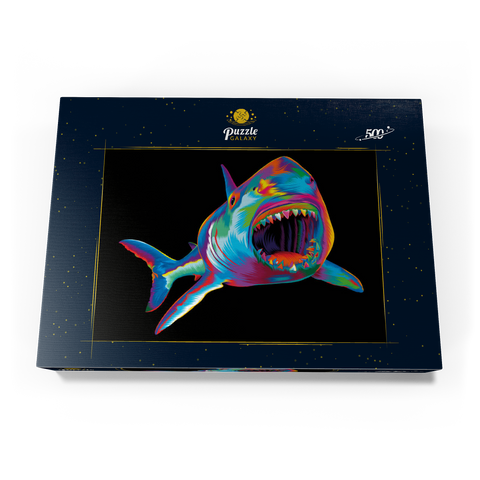 Pop Colors Shark 500 Puzzle Schachtel Ansicht3