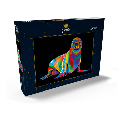 Pop Colors Sea Lion 1000 Puzzle Schachtel Ansicht2