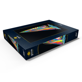 Darstellung des Puzzle Motivs Pop Colors Sailboat - Puzzleteile: 1000