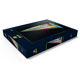 Darstellung des Puzzle Motivs Pop Colors Sailboat - Puzzleteile: 100