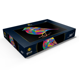 Darstellung des Puzzle Motivs Robin Pop Colors - Puzzleteile: 500