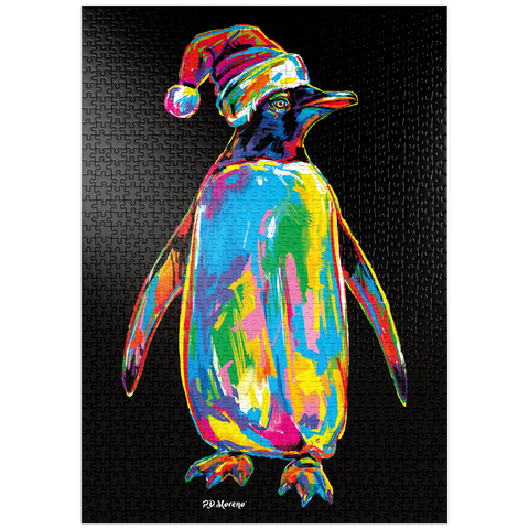 puzzleplate Penguin with a Hat 1000 Puzzle